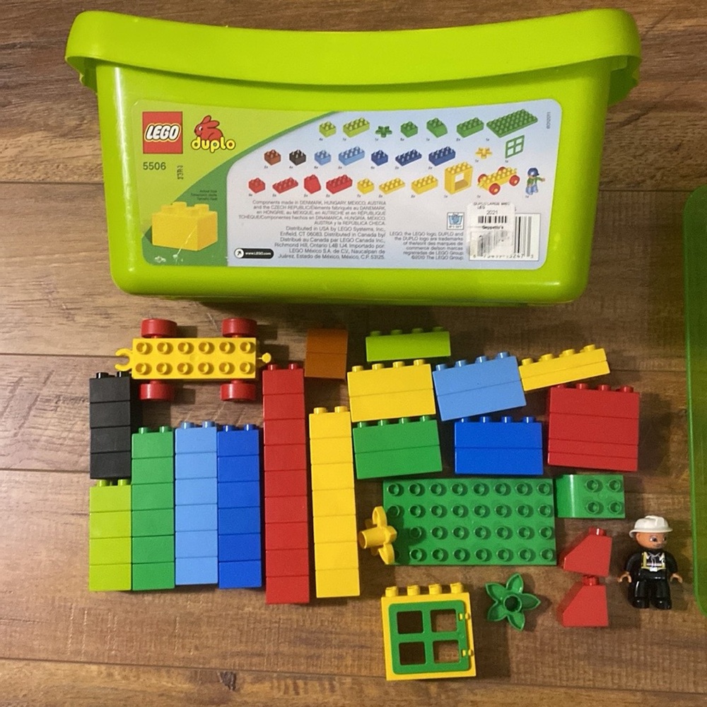 Lego Duplo 5506 Large Brick Box Complete Set Creative Building Blocks